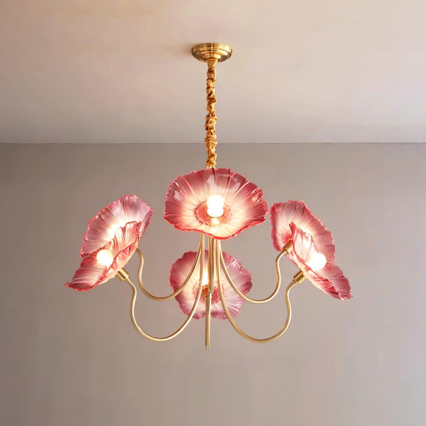 Murano Bloom Chandelier – Artistic Elegance in Glass