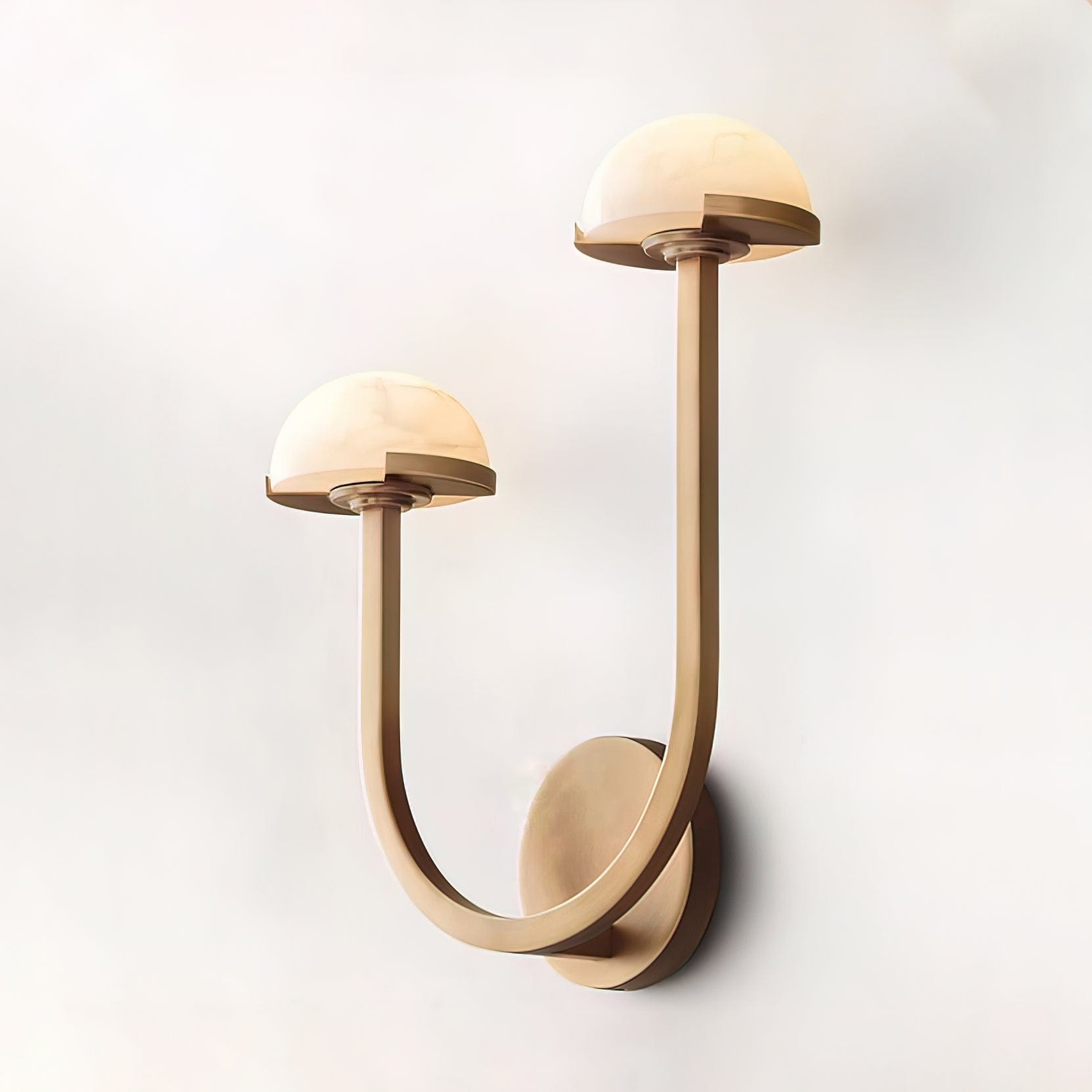 Mushroom Alabaster Wall Lamp – Elegant LED Wall Light Fixture