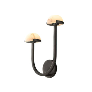 Mushroom Alabaster Wall Lamp – Elegant LED Wall Light Fixture