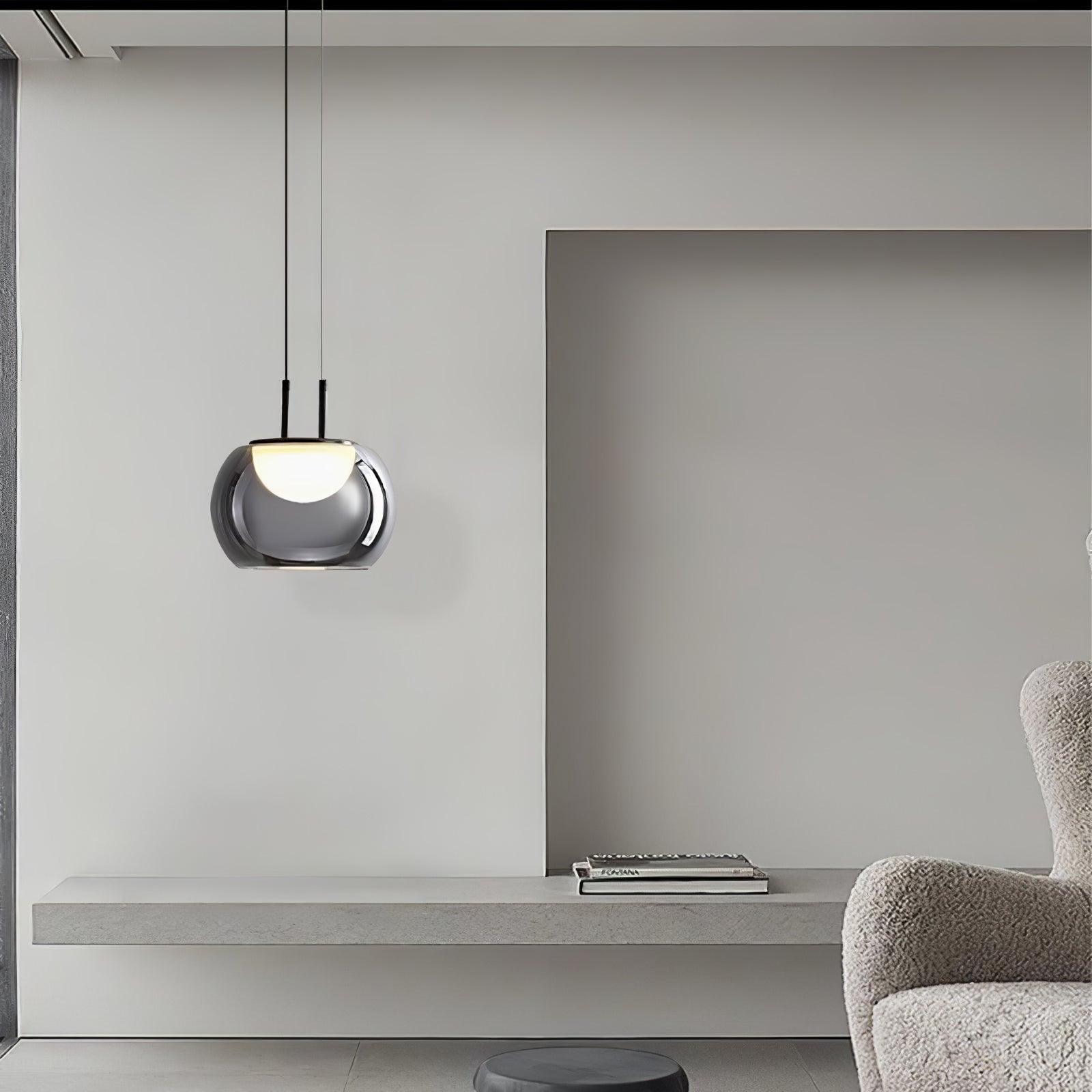 Mystique Halo Pendant Light - Ethereal LED Design for Enchanting Ambience