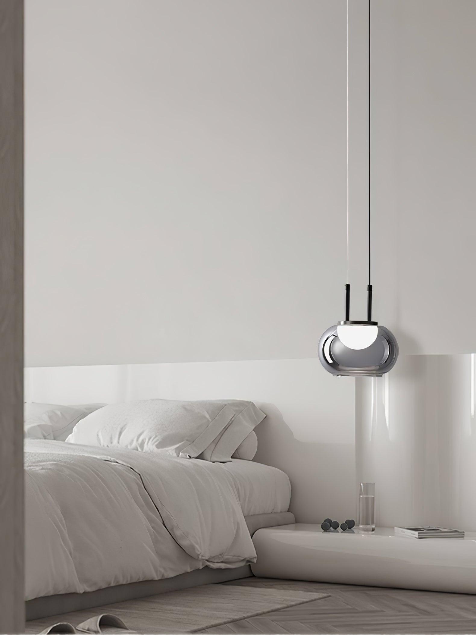 Mystique Halo Pendant Light - Ethereal LED Design for Enchanting Ambience