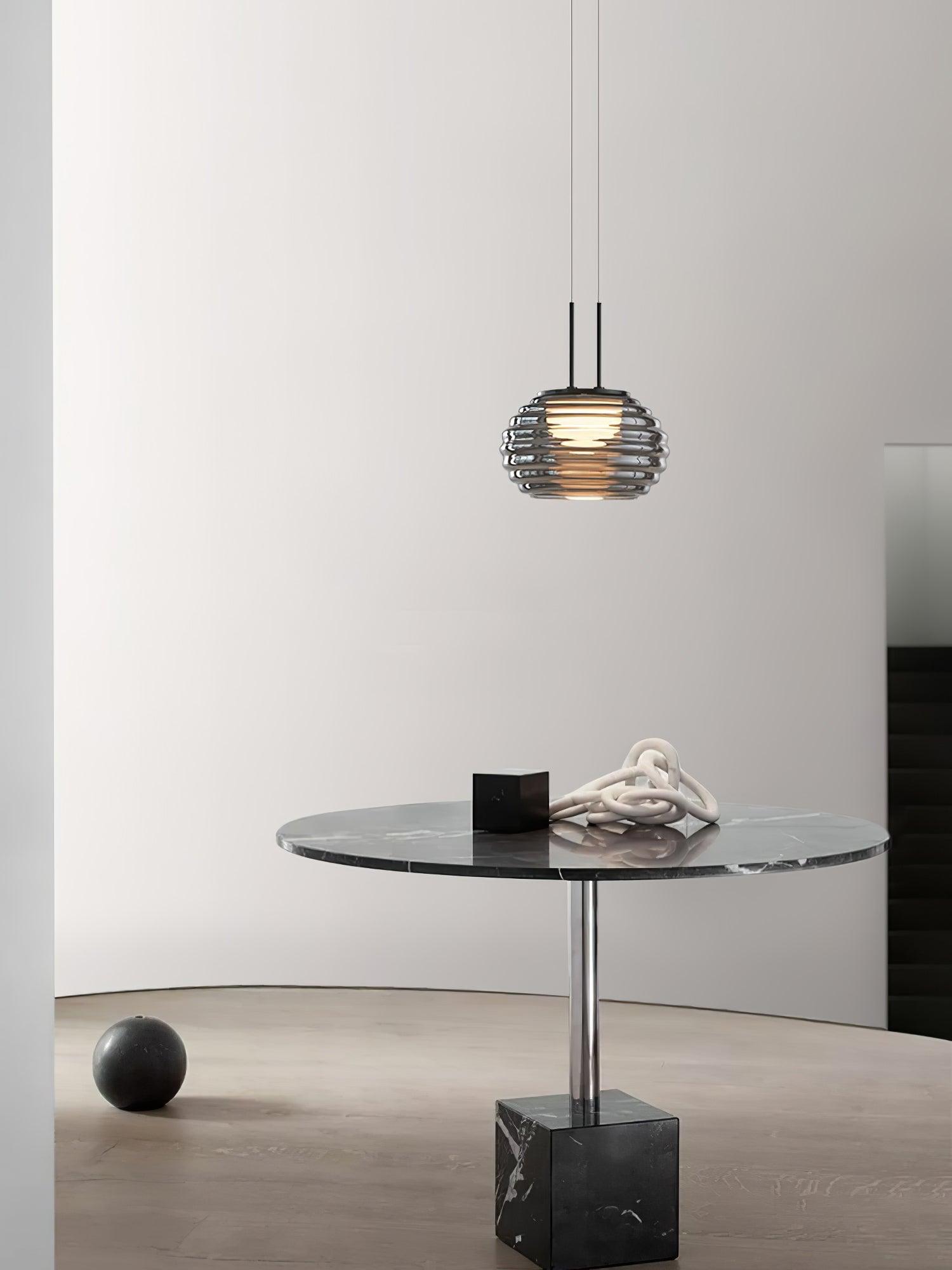 Mystique Halo Pendant Light - Ethereal LED Design for Enchanting Ambience