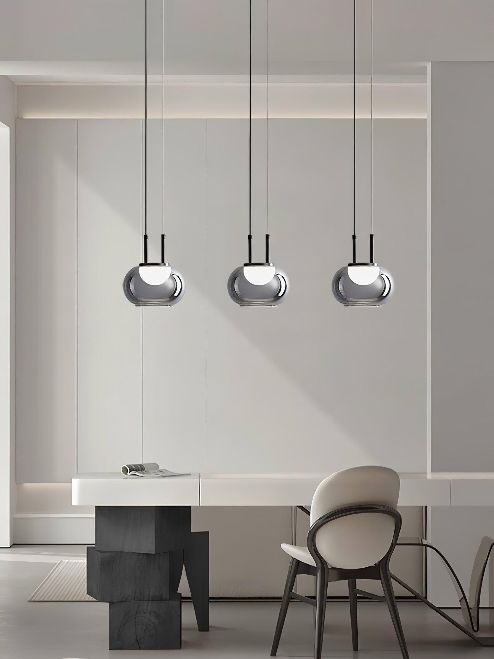 Mystique Halo Pendant Light - Ethereal LED Design for Enchanting Ambience