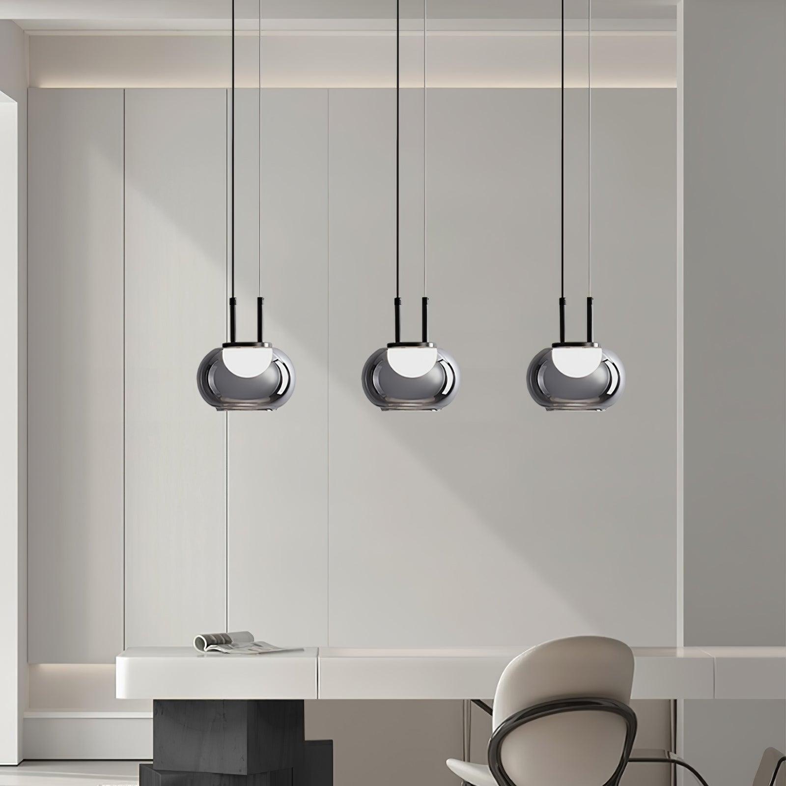 Mystique Halo Pendant Light - Ethereal LED Design for Enchanting Ambience