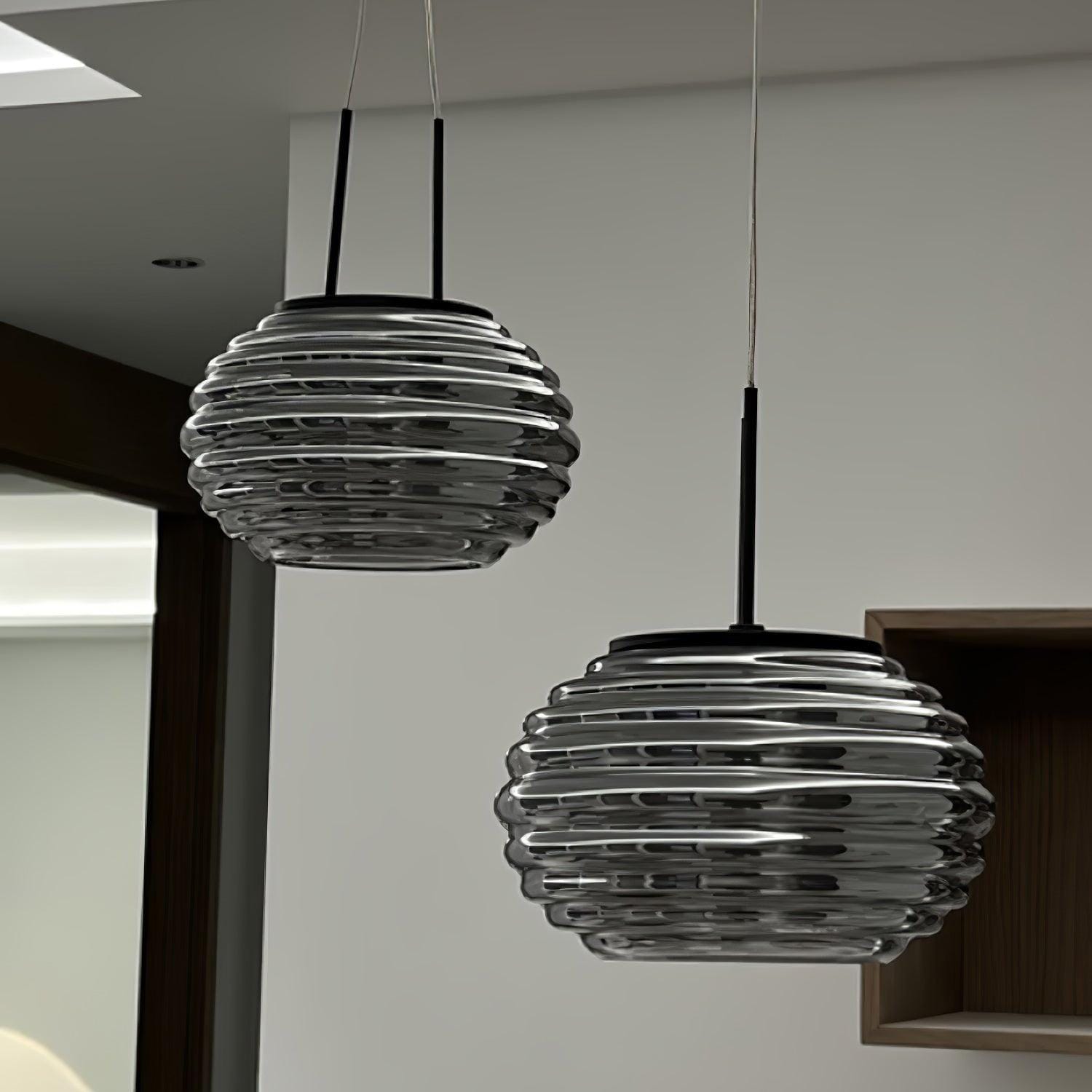 Mystique Halo Pendant Light - Ethereal LED Design for Enchanting Ambience