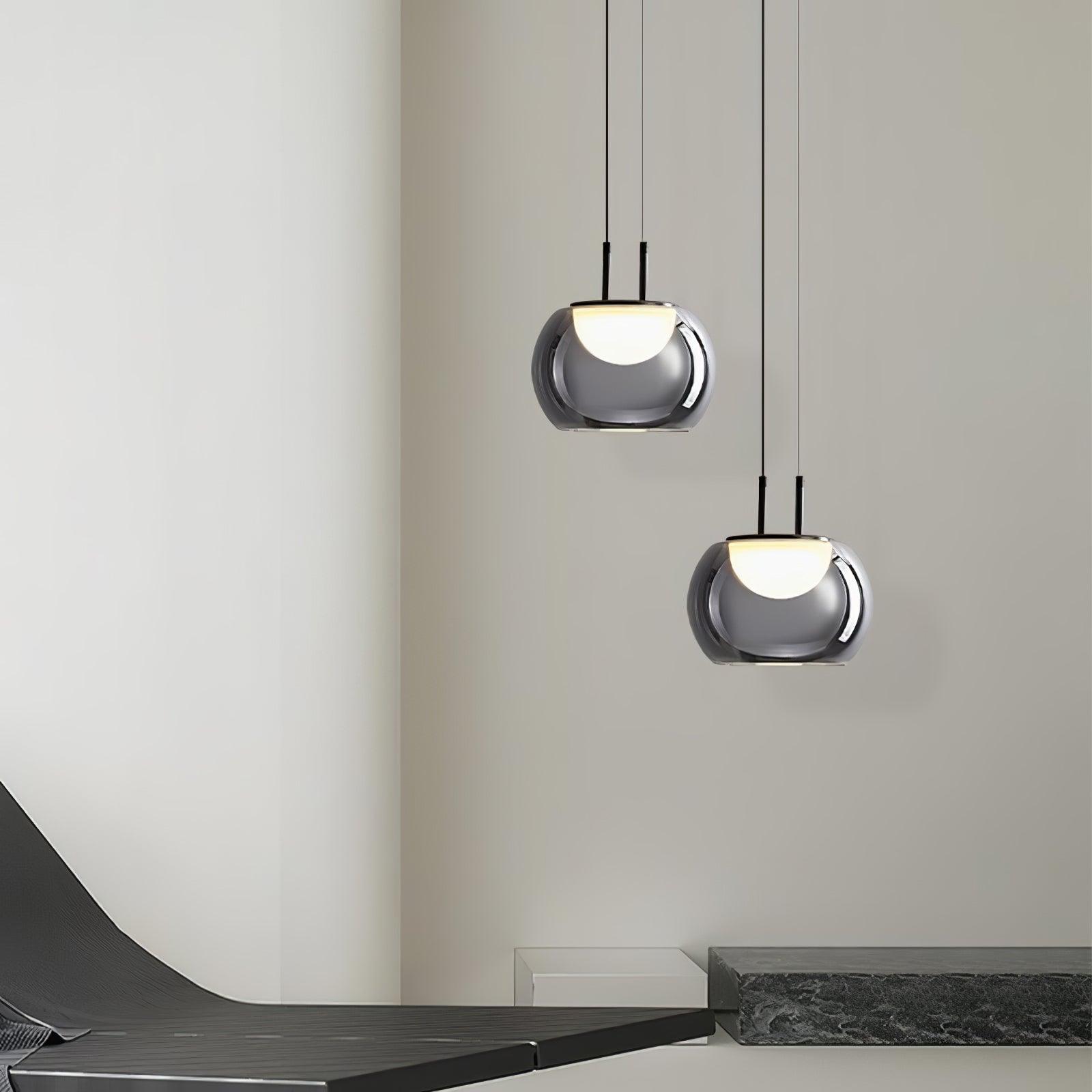 Mystique Halo Pendant Light - Ethereal LED Design for Enchanting Ambience