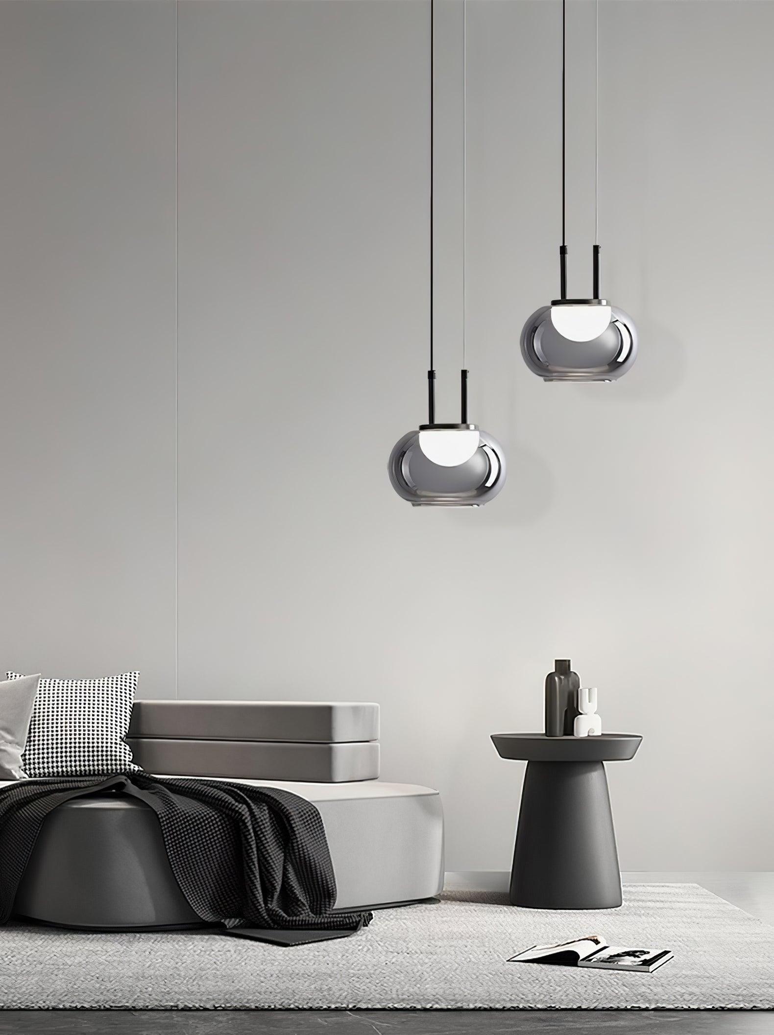 Mystique Halo Pendant Light - Ethereal LED Design for Enchanting Ambience