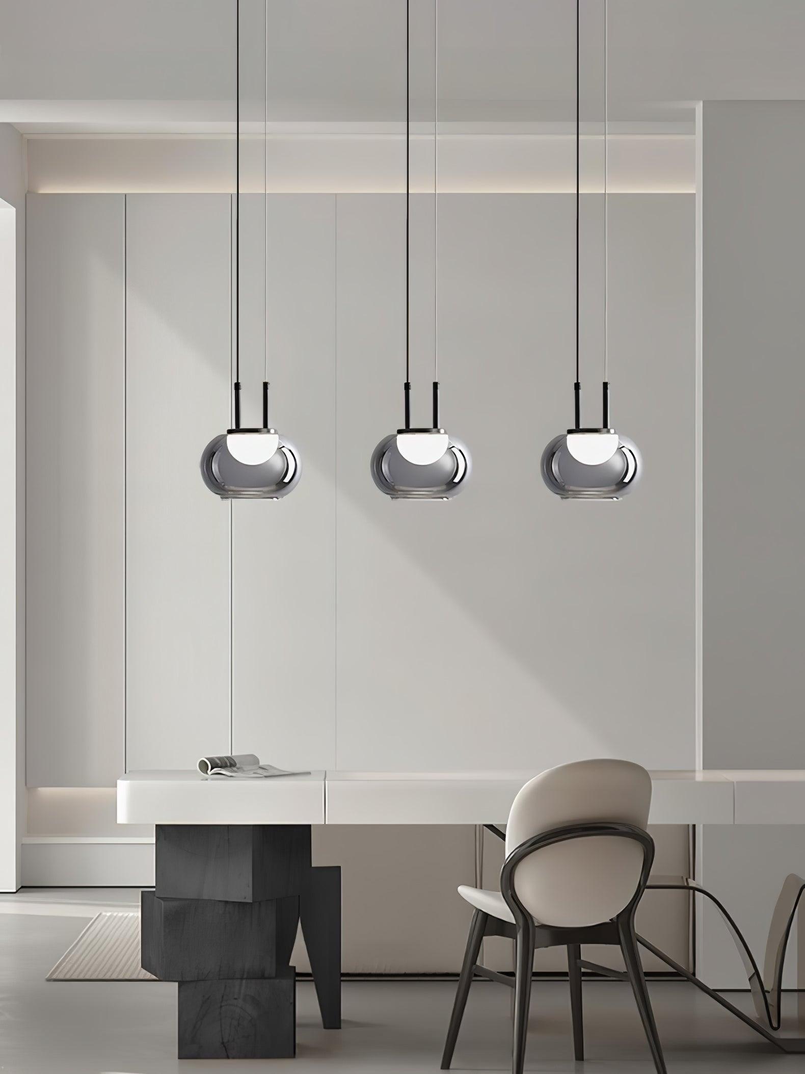 Mystique Halo Pendant Light - Ethereal LED Design for Enchanting Ambience