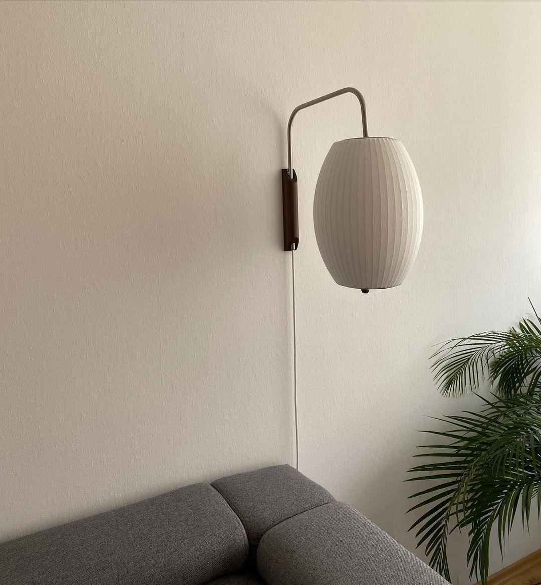 Nelson Wall Sconce – Mid-Century Modern LED Light Fixture