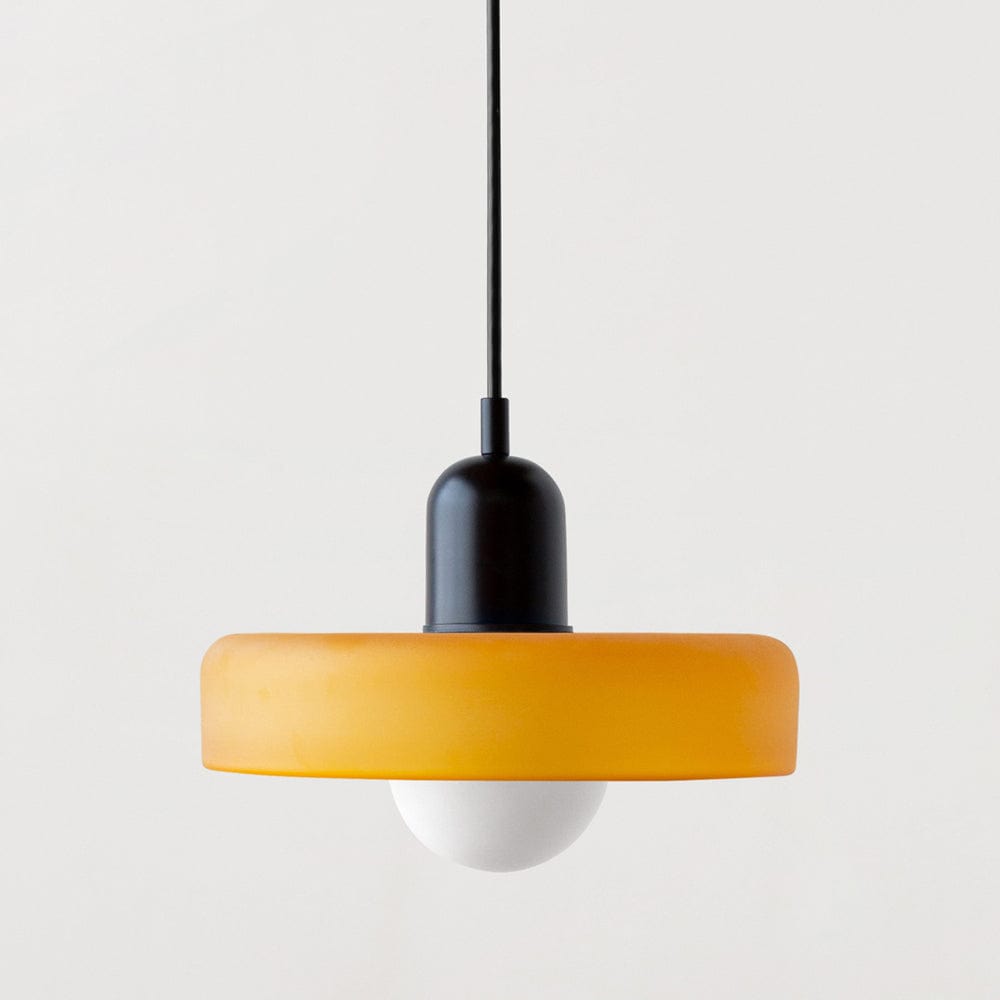 Stained Glass Pendant Light – Modern Bauhaus Design