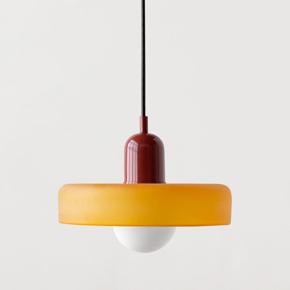 Stained Glass Pendant Light – Modern Bauhaus Design