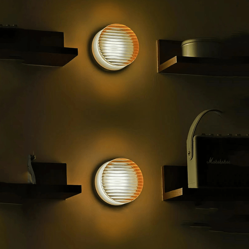 Modern Round LED Wall Light for Indoor and Outdoor Use