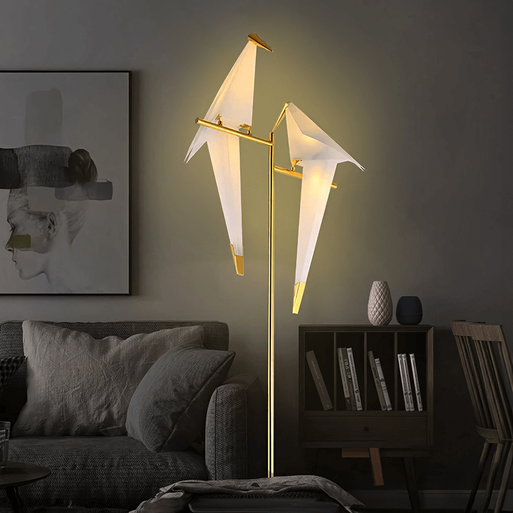 Origami Bird Lamp – Elegant Decorative Light