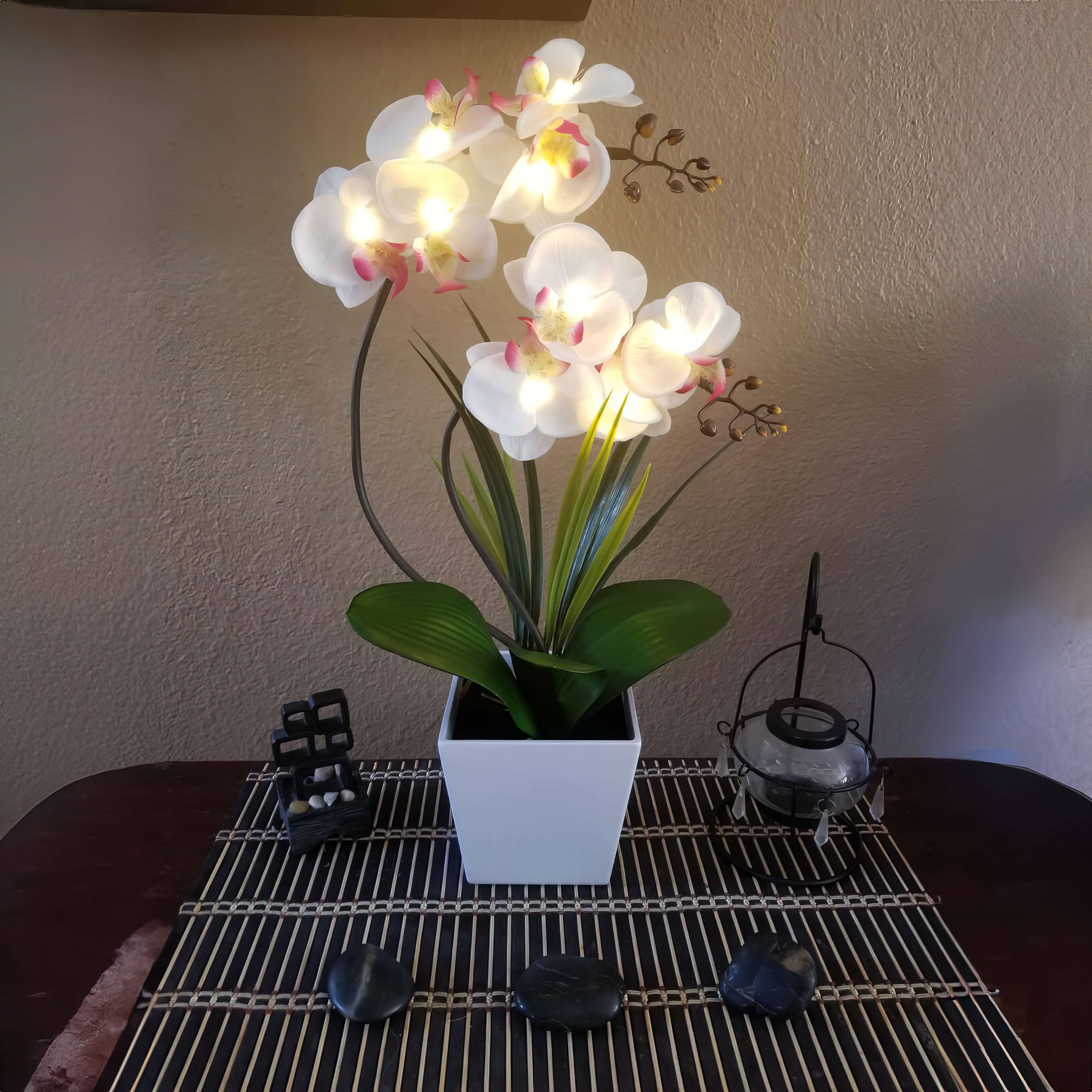 Orchid Oasis Lamp - Elegant Floral Ambient Light