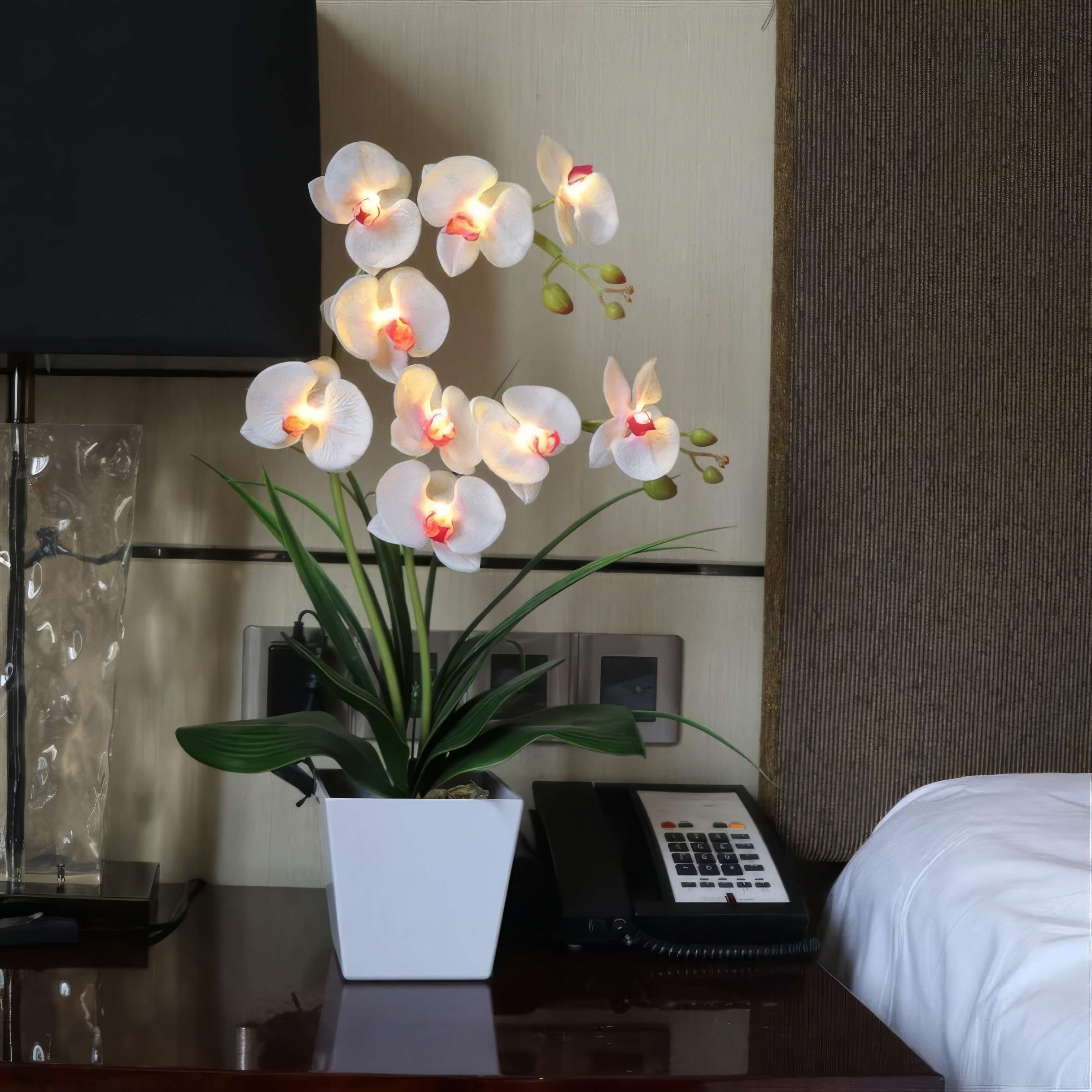 Orchid Oasis Lamp - Elegant Floral Ambient Light