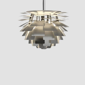 Modern Artichoke Metal Pendant Lamp - Sculptural Design with Dynamic Lighting