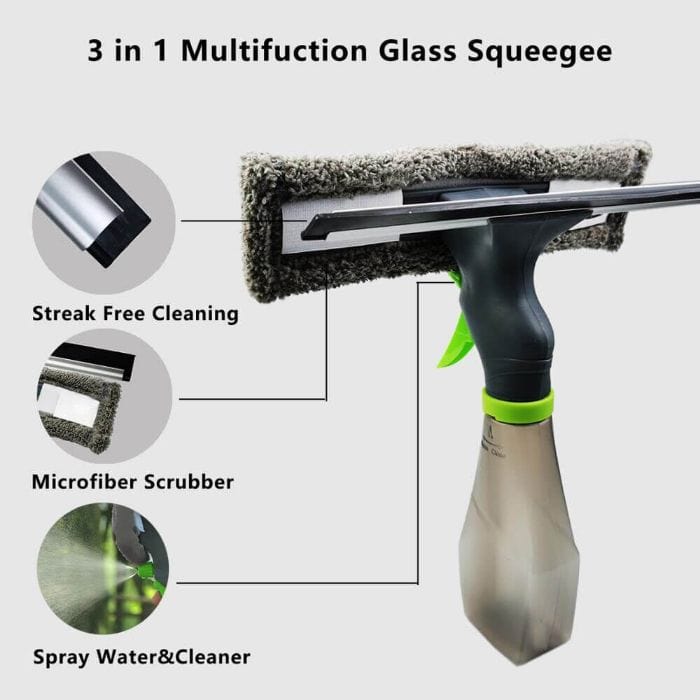 3-in-1 Water Sprayer Window Cleaner