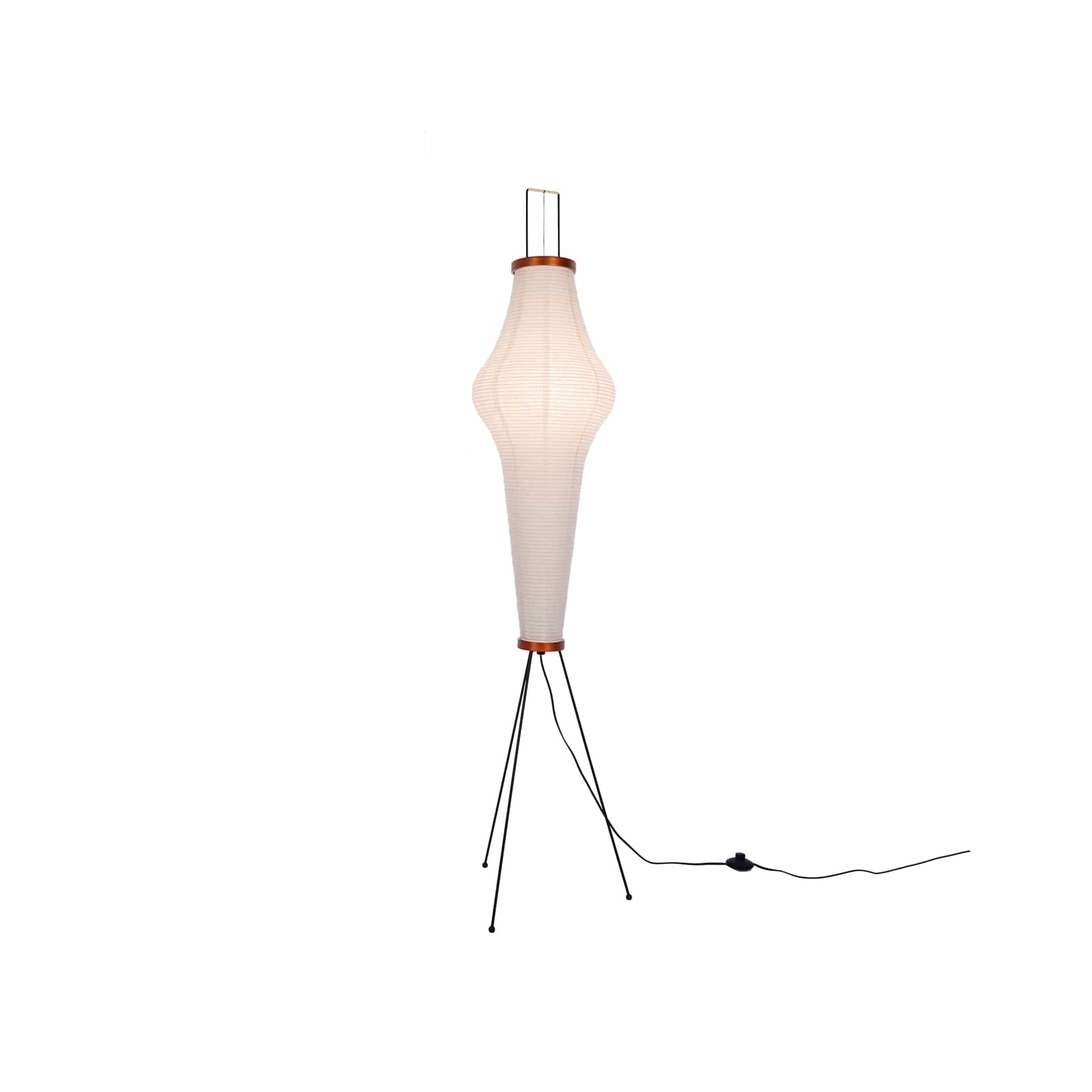 SereneGlow Rice Paper Floor Lamp – Minimalist Elegance