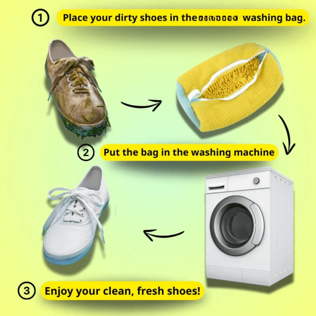 Premium Shoes Cleaning Bag | 1 + 1  FREE