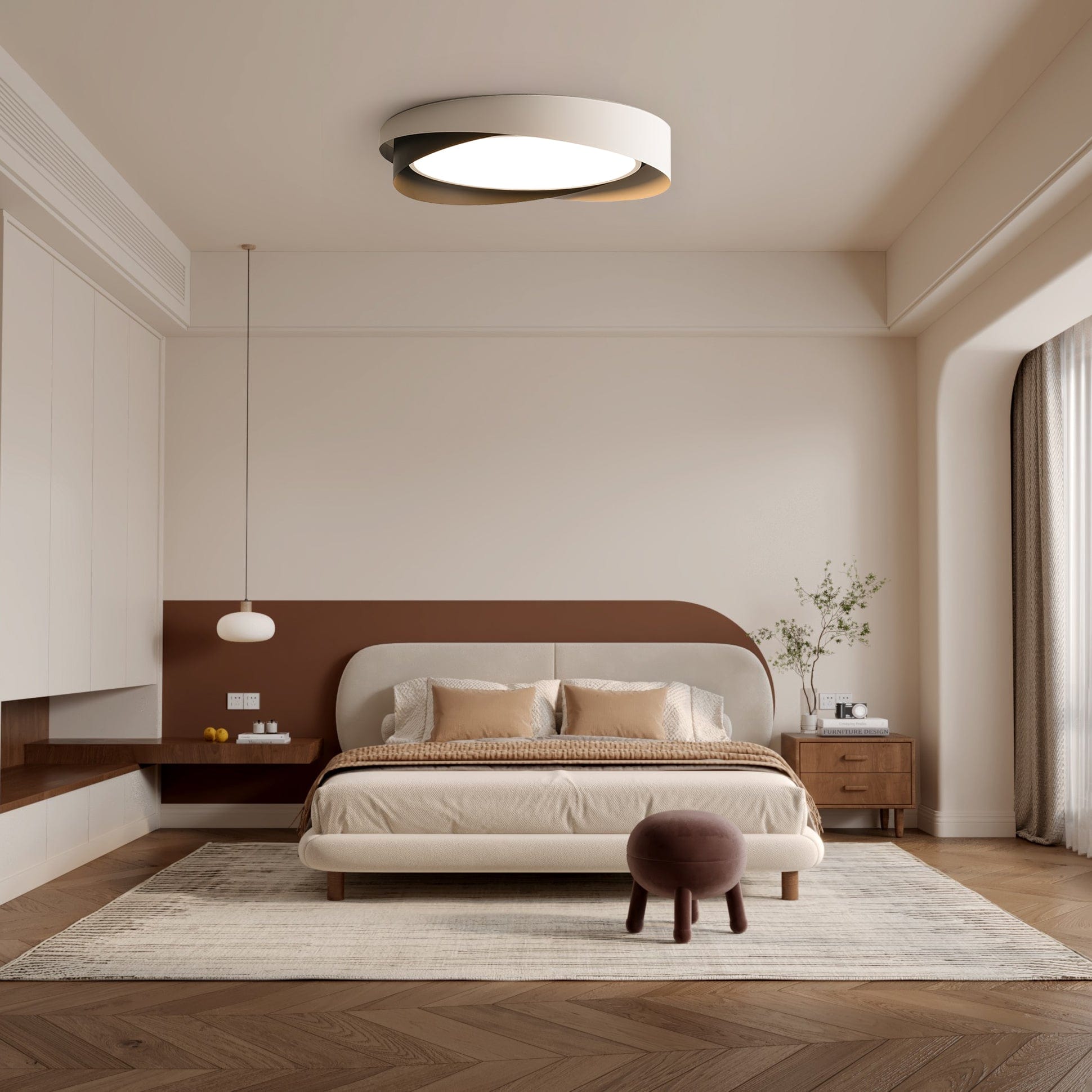 Quinn Ceiling Light – Modern Sophistication with Gentle Illumination