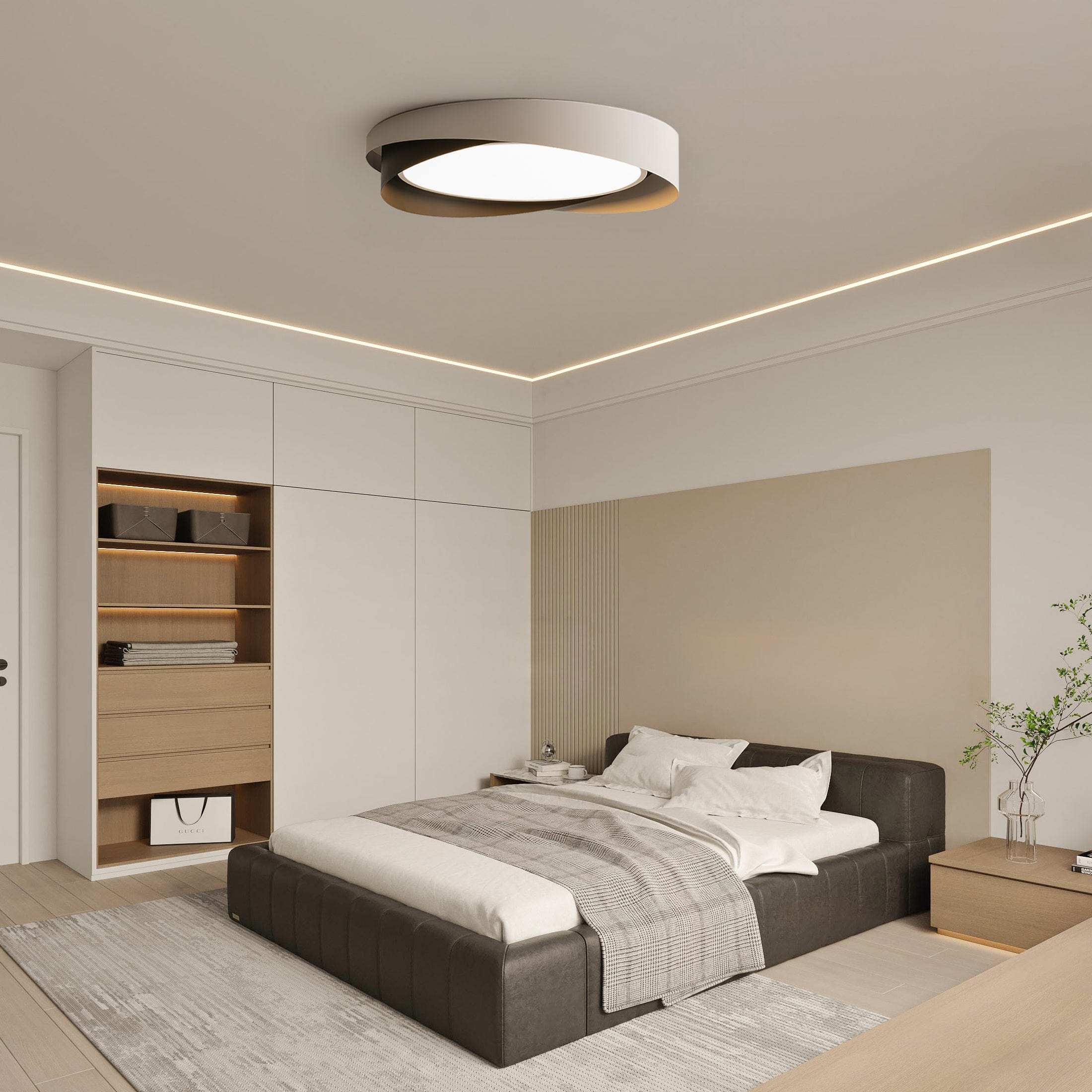 Quinn Ceiling Light – Modern Sophistication with Gentle Illumination