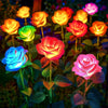 Radiant Rose Garden Light – Solar-Powered Elegance