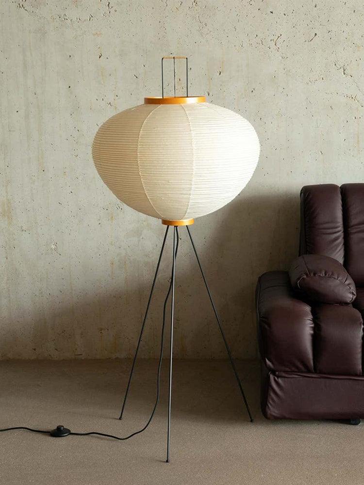 SereneGlow Rice Paper Floor Lamp – Minimalist Elegance