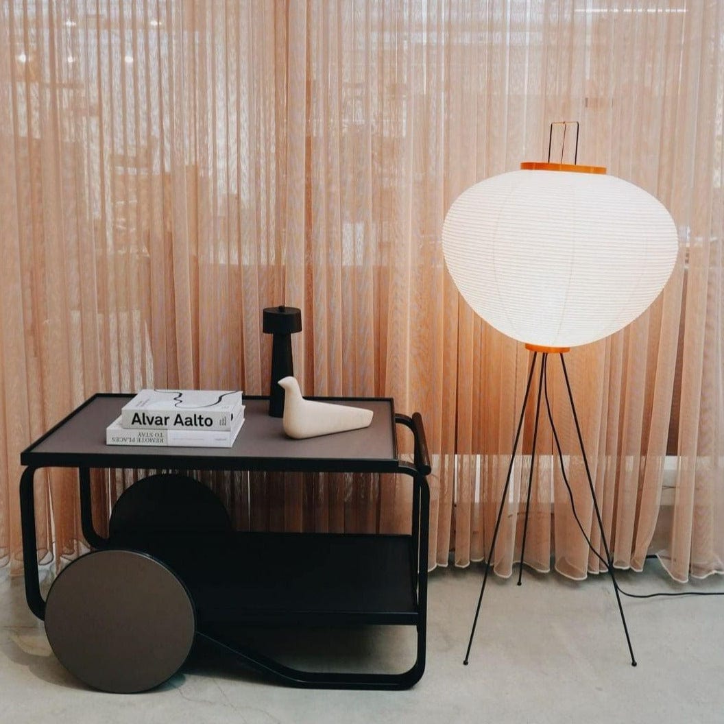 SereneGlow Rice Paper Floor Lamp – Minimalist Elegance