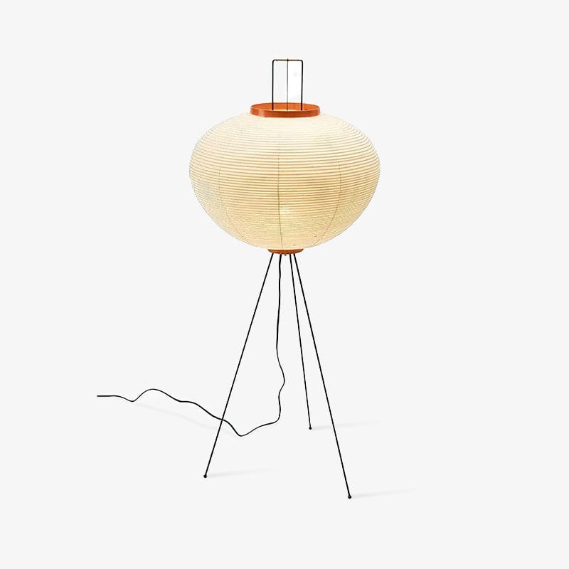 SereneGlow Rice Paper Floor Lamp – Minimalist Elegance