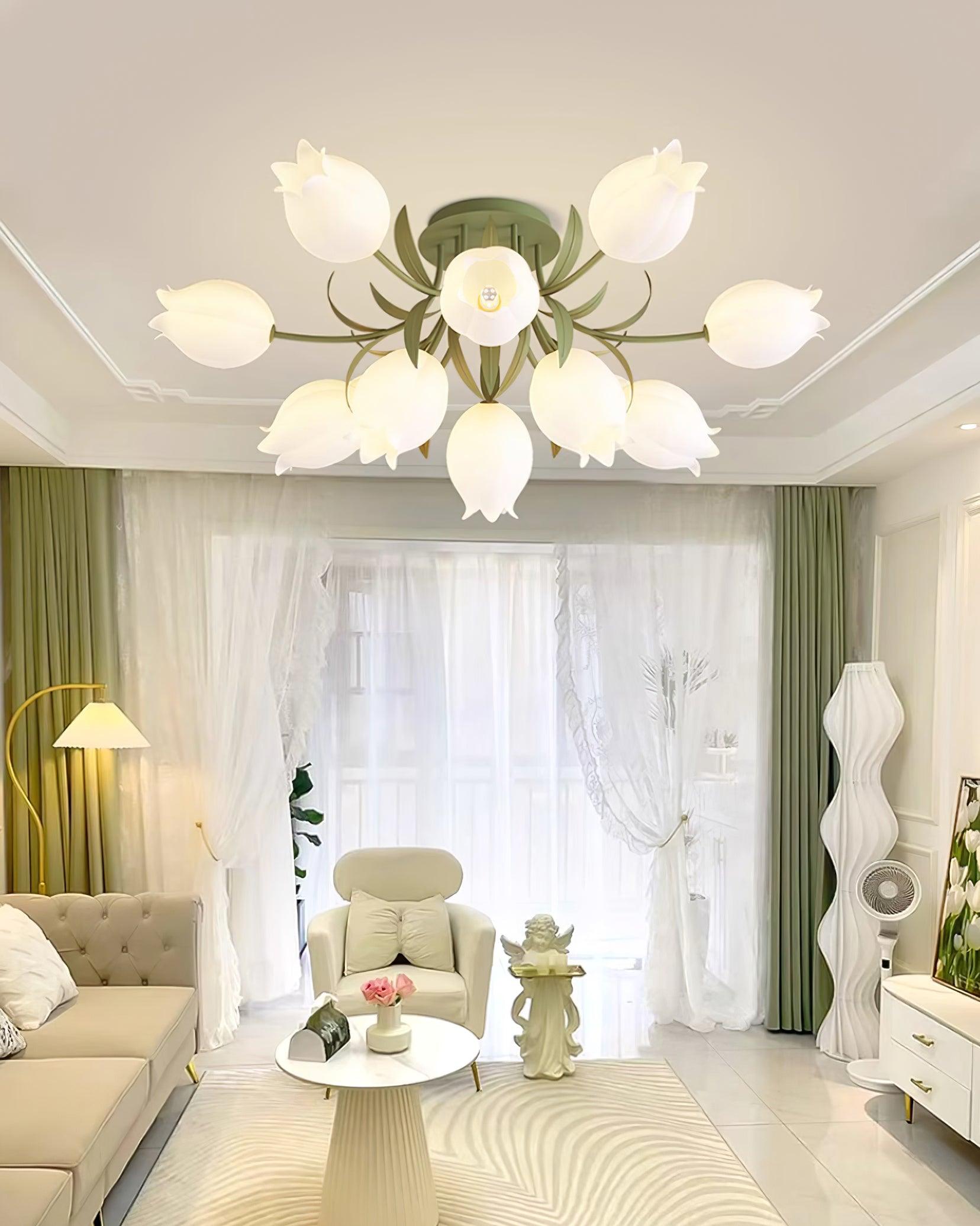 Lily Flower Ceiling Light – Nature-Inspired Elegance