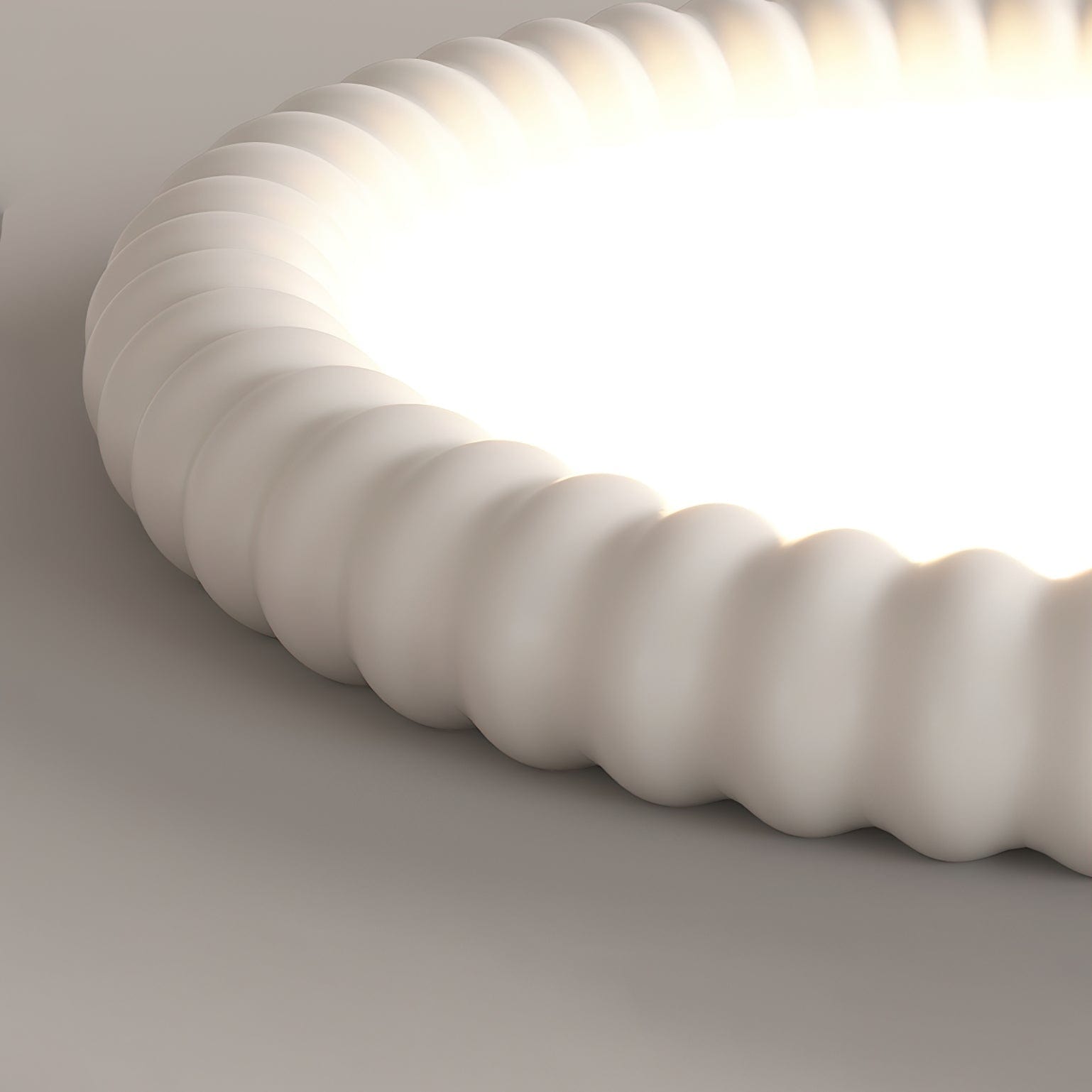 Ripple Halo LED Ceiling Lamp - Tranquil, Nature-Inspired Design