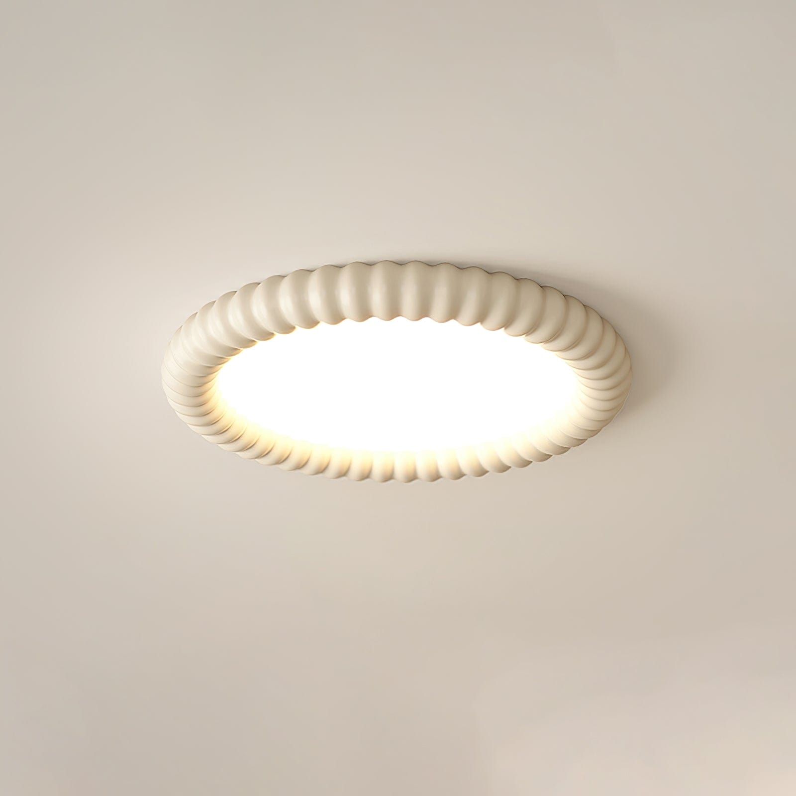 Ripple Halo LED Ceiling Lamp - Tranquil, Nature-Inspired Design