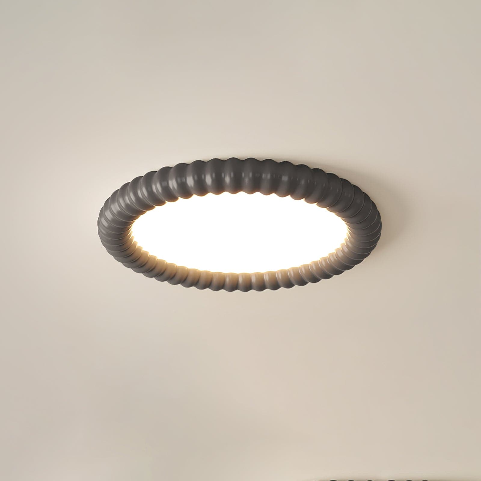 Ripple Halo LED Ceiling Lamp - Tranquil, Nature-Inspired Design