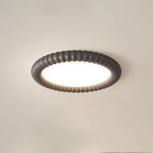 Ripple Halo LED Ceiling Lamp - Tranquil, Nature-Inspired Design