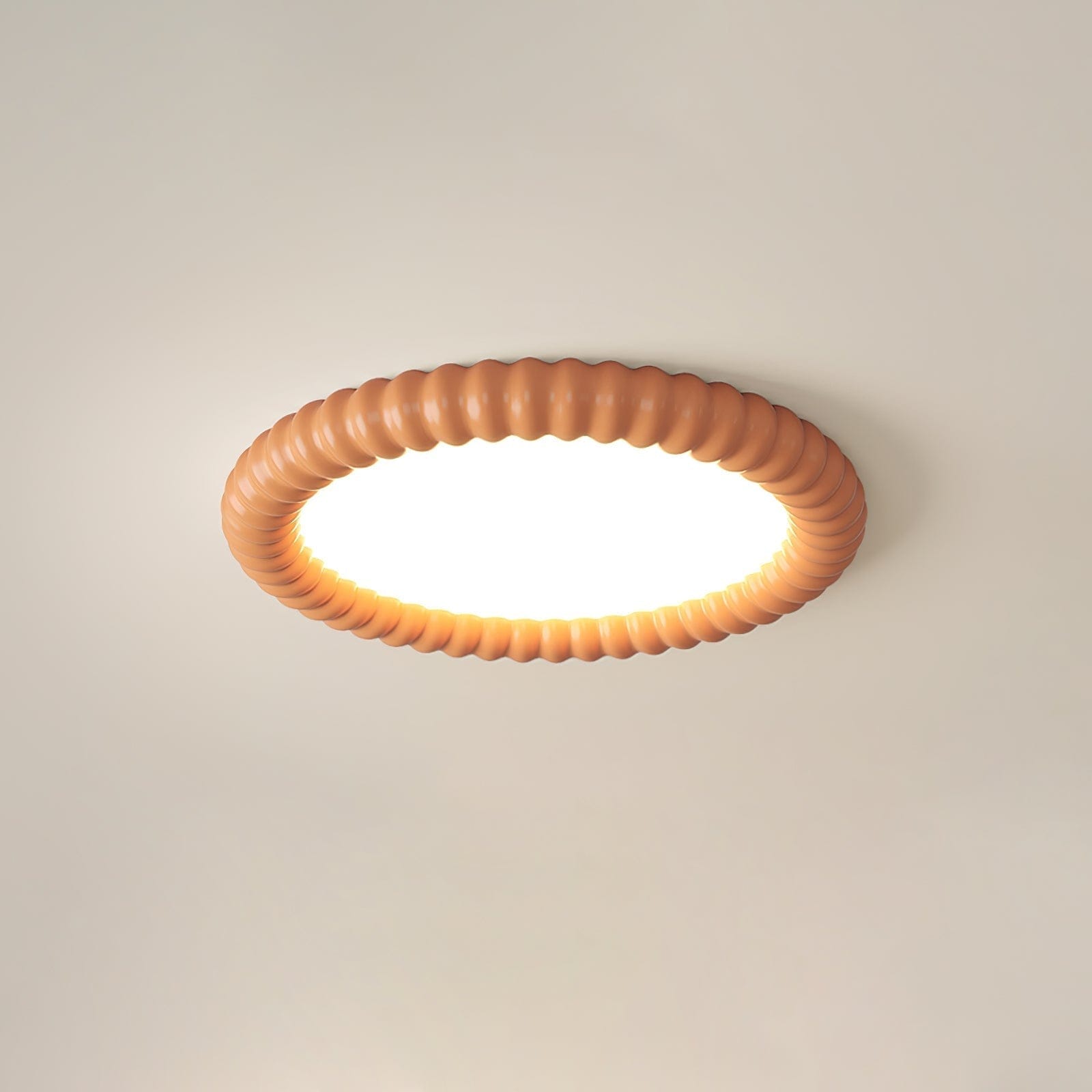 Ripple Halo LED Ceiling Lamp - Tranquil, Nature-Inspired Design