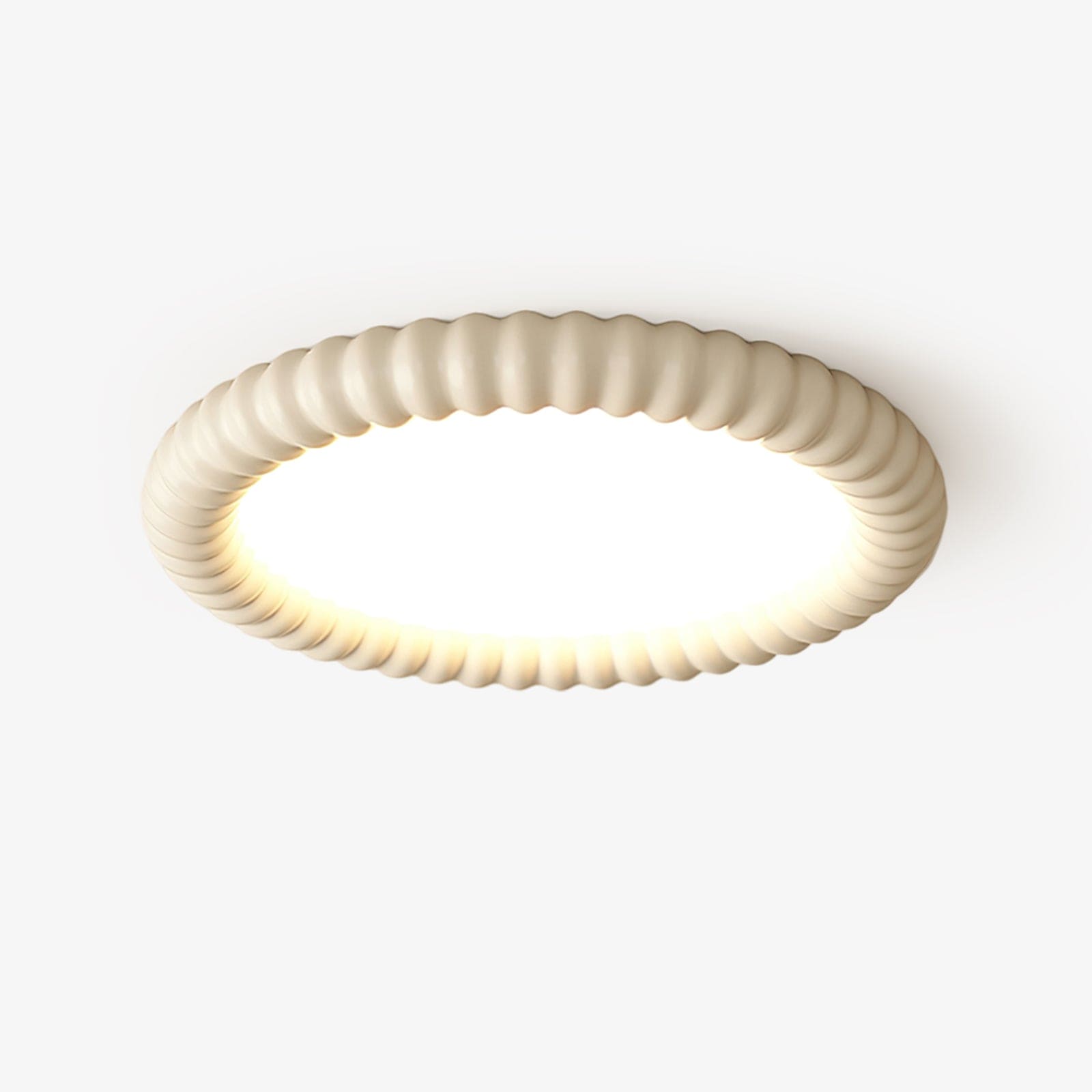 Ripple Halo LED Ceiling Lamp - Tranquil, Nature-Inspired Design