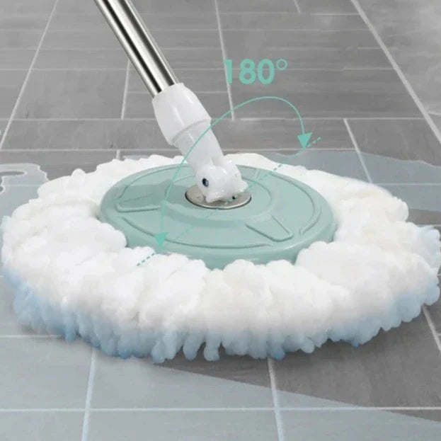 Effortless Magic Spin Mop with 360° Swivel – All Floor Types