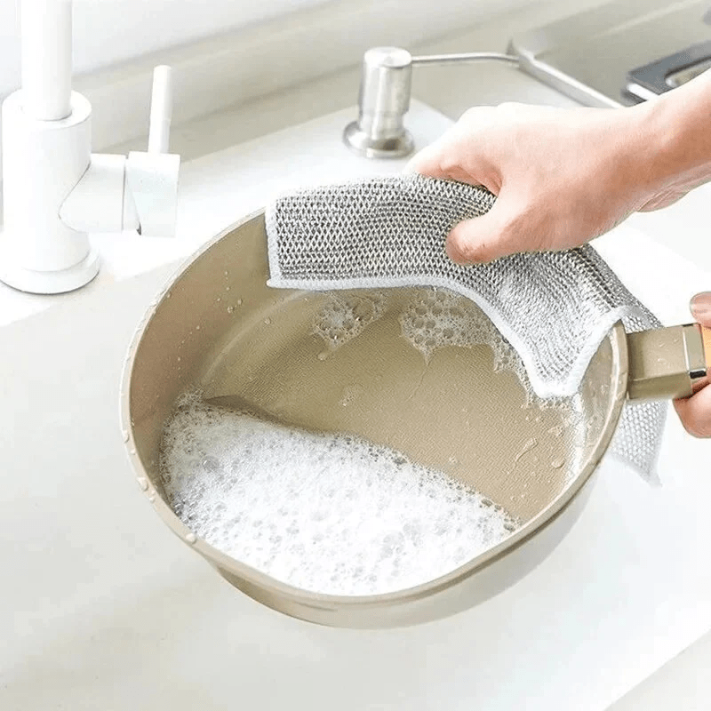 Wet and Dry Dishwashing Magic Towel – Rust Removal