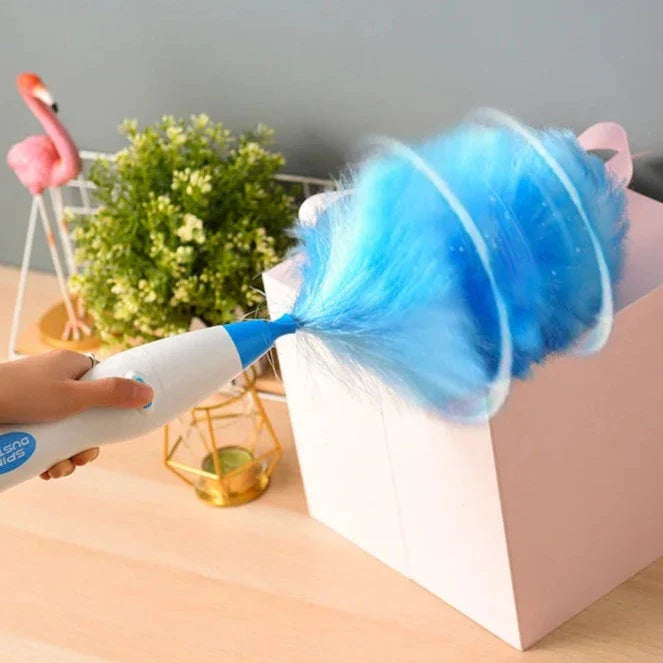 Cordless Electric Spin Duster - Effortless 360° Dusting for Hard-to-Reach