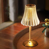 Golden Crystal Lamp – Wireless, Touch-Activated LED with Dimming