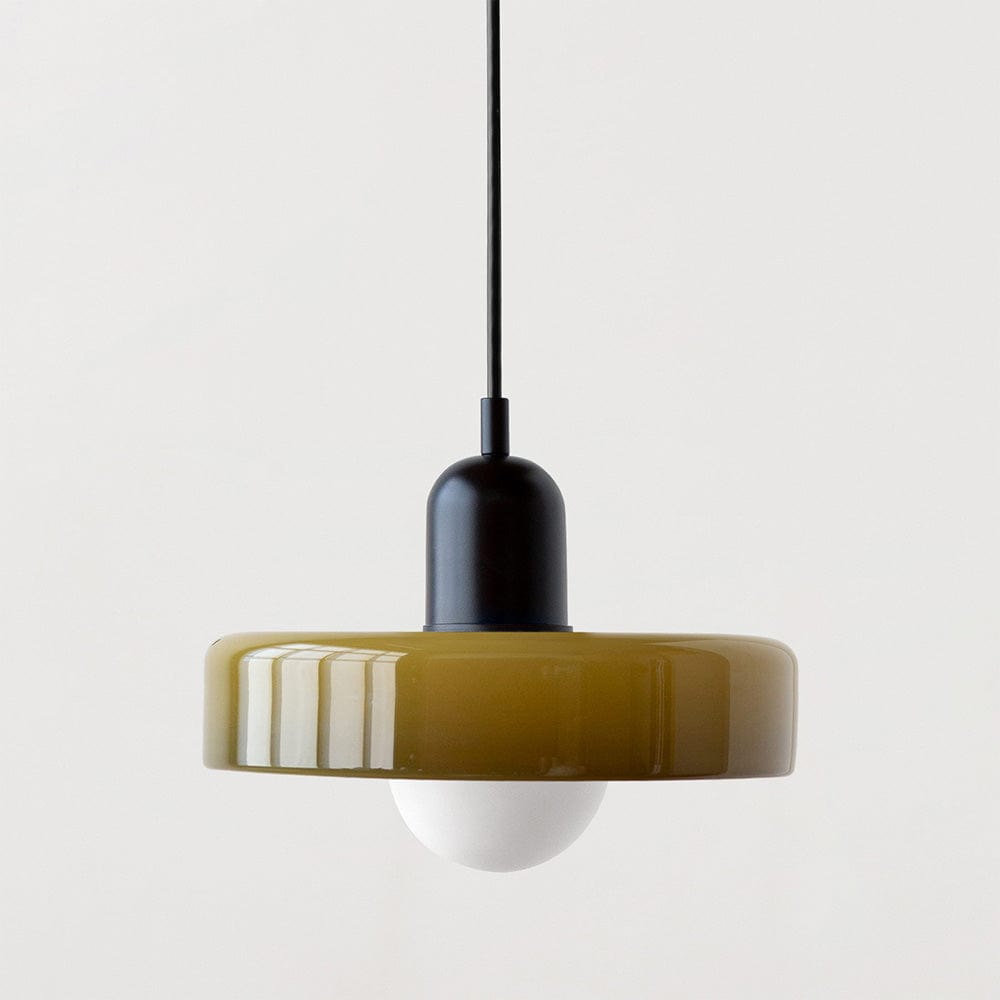 Stained Glass Pendant Light – Modern Bauhaus Design