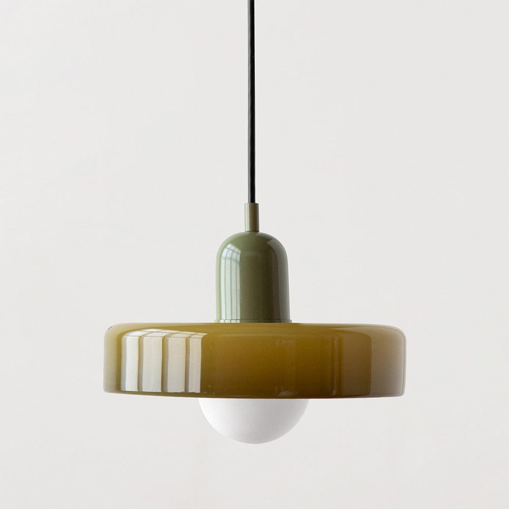 Stained Glass Pendant Light – Modern Bauhaus Design