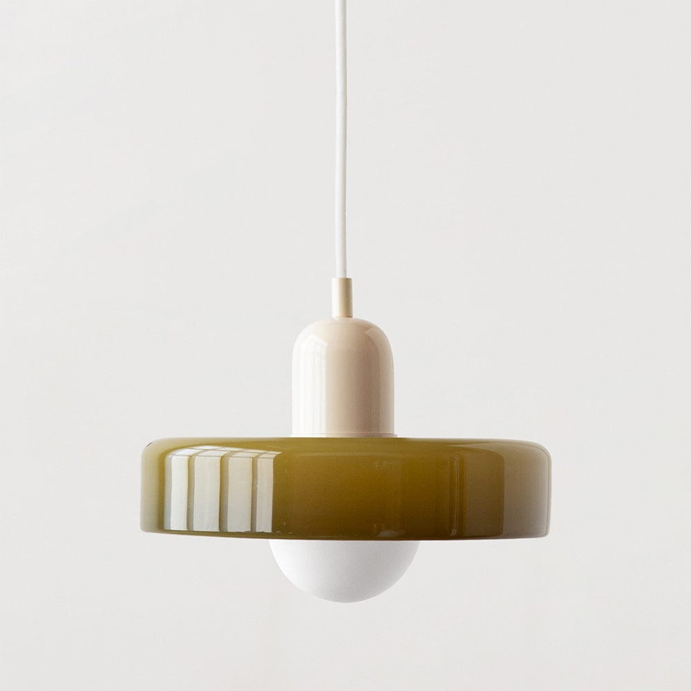 Stained Glass Pendant Light – Modern Bauhaus Design