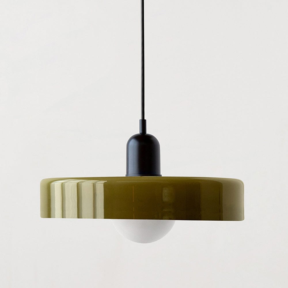 Stained Glass Pendant Light – Modern Bauhaus Design