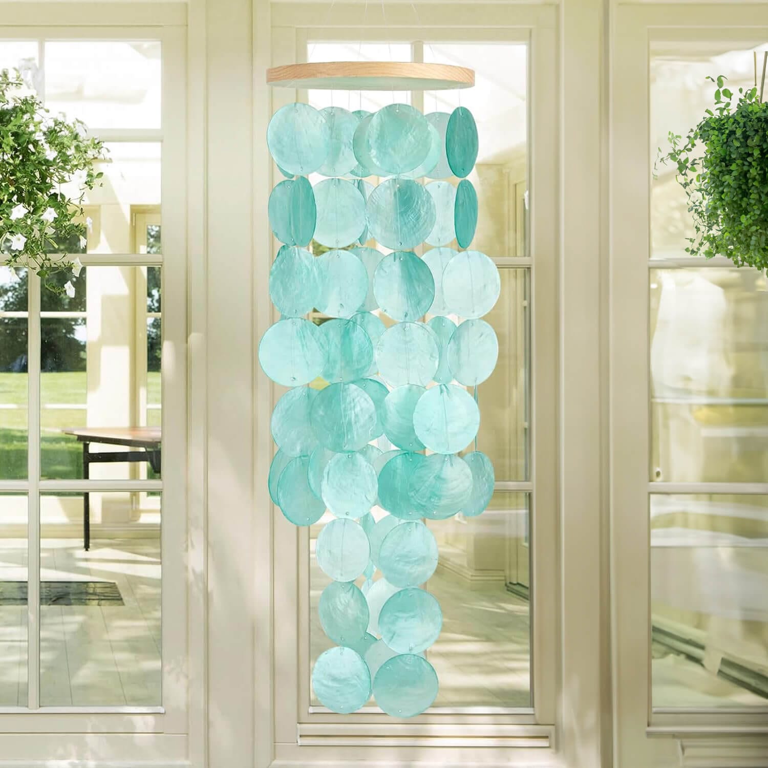 Sea Shell Serenity Wind Chime – Coastal Elegance, Eco-Friendly