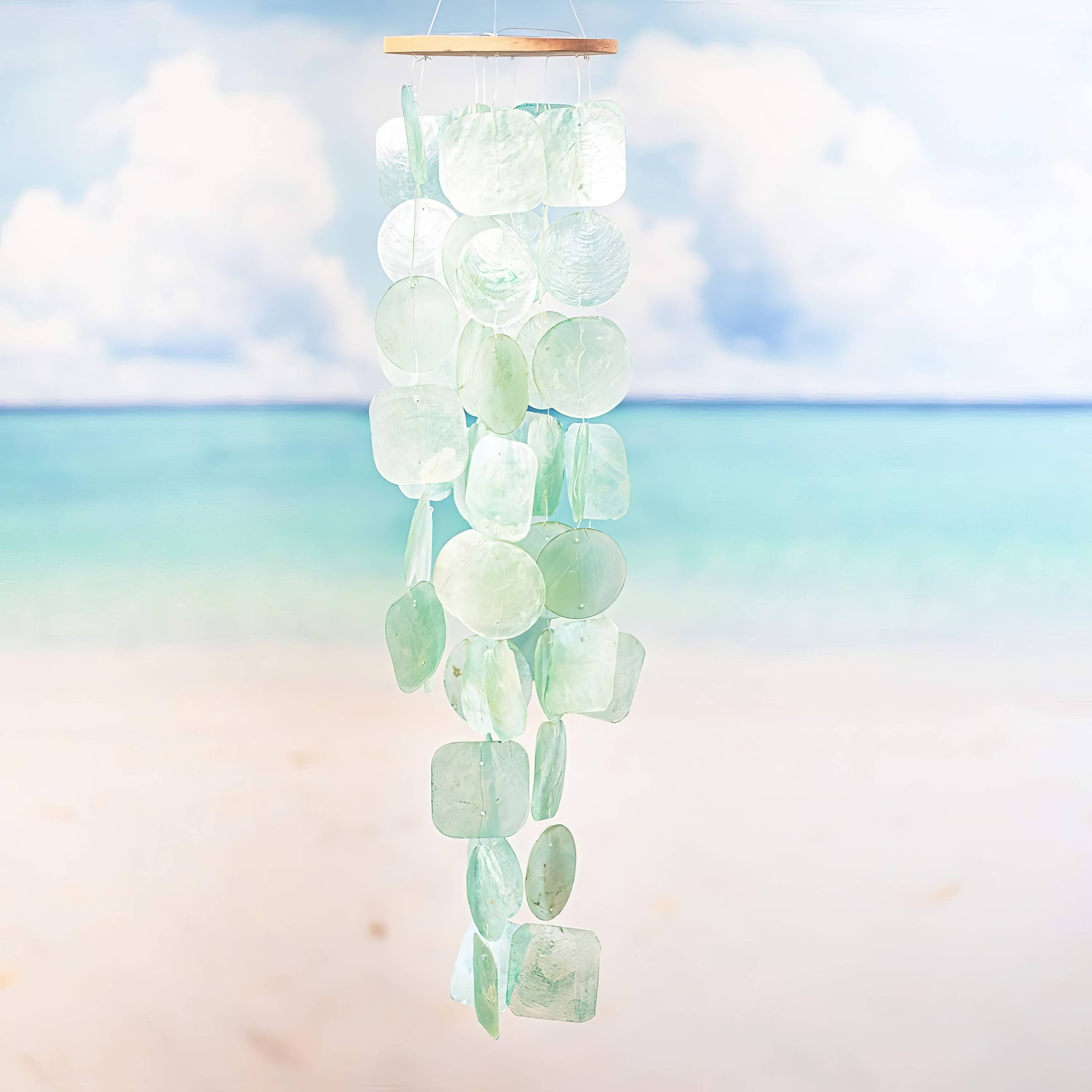 Sea Shell Serenity Wind Chime – Coastal Elegance, Eco-Friendly