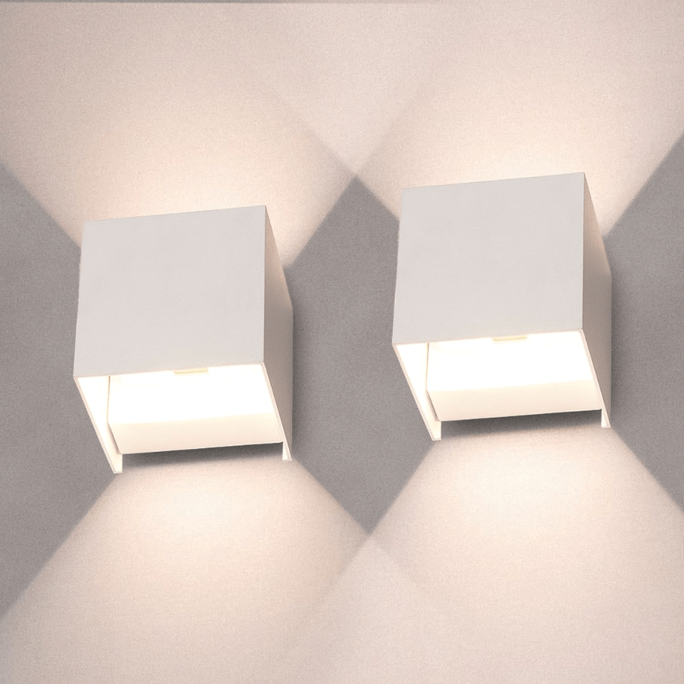 LED Wall Lights – Cordless, Stylish Set of Two