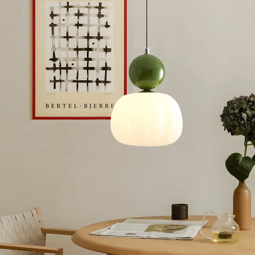 Bauhaus Cream Style Art Deco Pendant Light - Four Color Options