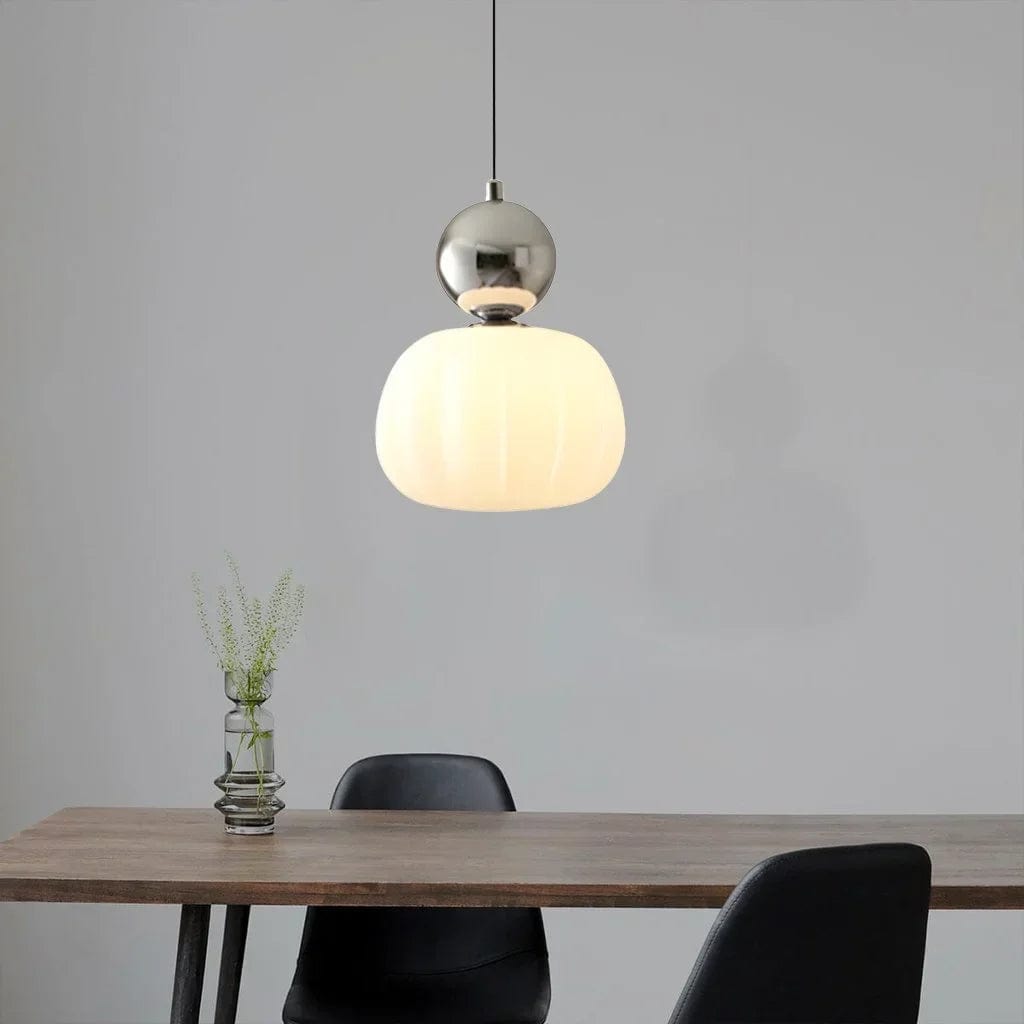 Bauhaus Cream Style Art Deco Pendant Light - Four Color Options