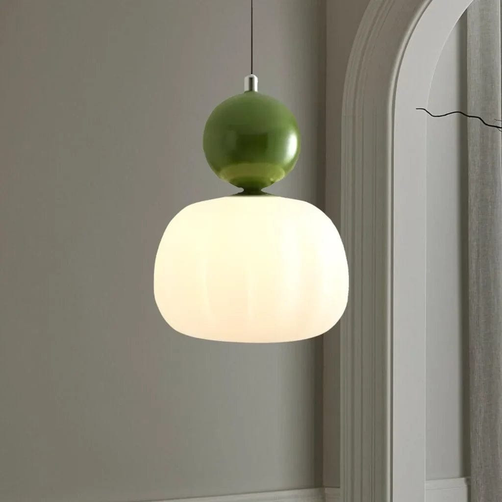 Bauhaus Cream Style Art Deco Pendant Light - Four Color Options